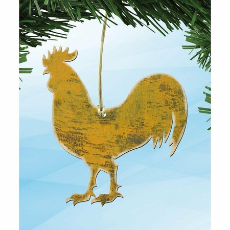 INSTRUMENTO Rooster Wooden Ornament IN2959949